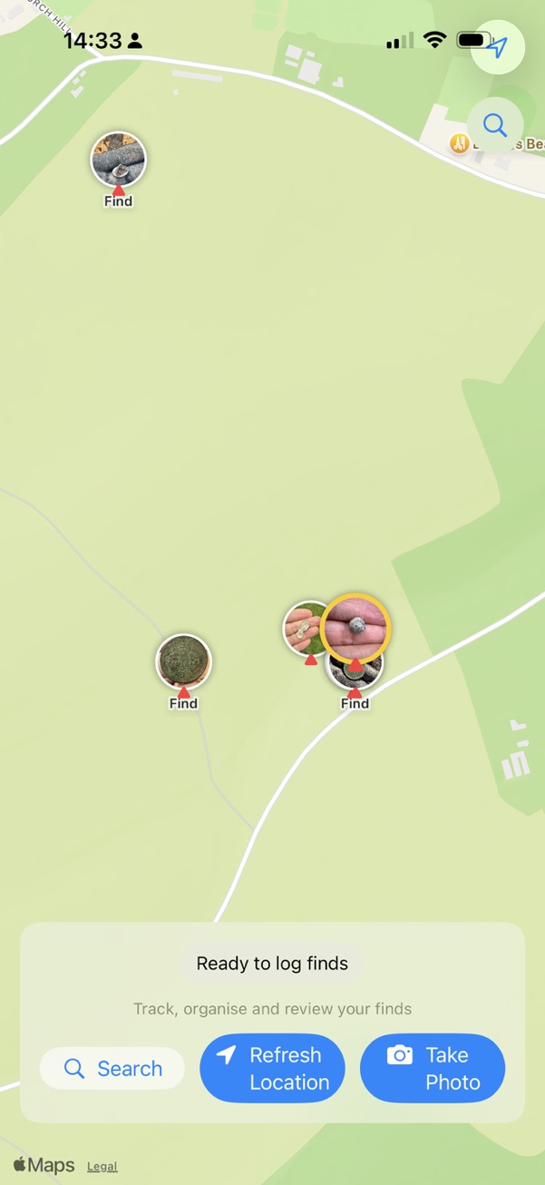 DetectMapper map home screen