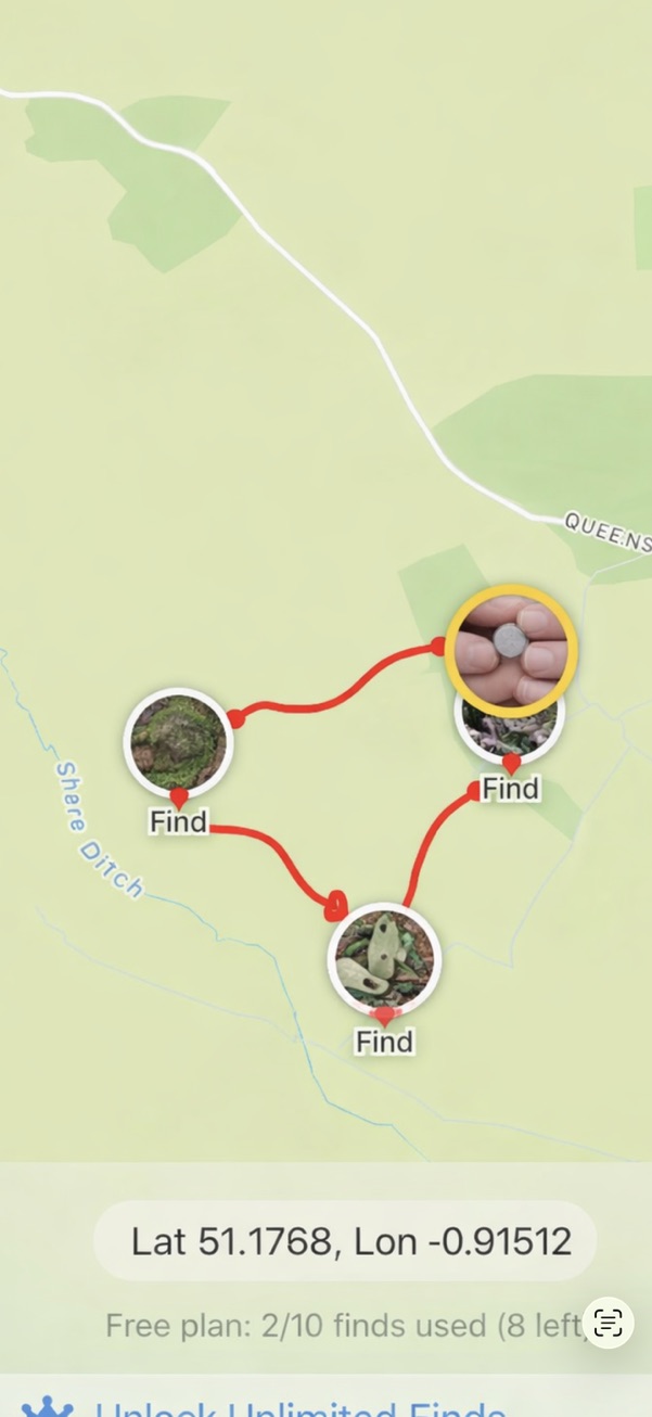 DetectMapper map tracking screen